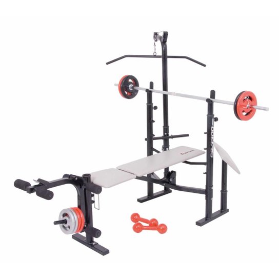 Estação Musculação Banco Supino Sp-3300 Pro Polime - Preto é ruim? Estação Musculação Banco Supino Sp-3300 Pro Polime - Preto é boa?