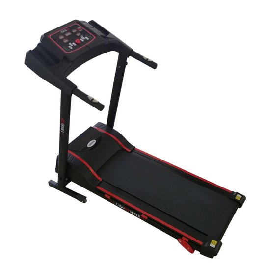 Esteira Ergometrica Semi Profissional Super 2.1 - Ergofit - Preto+Vermelho Menor preço em Esteira Ergometrica Semi Profissional Super 2.1 - Ergofit - Preto+Vermelho