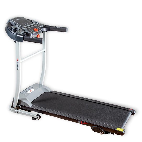 Esteira Ergométrica Speedo TR2 c/ Inclinação e Amortecimento - 220V - Cinza Menor preço em Esteira Ergométrica Speedo TR2 c/ Inclinação e Amortecimento - 220V - Cinza