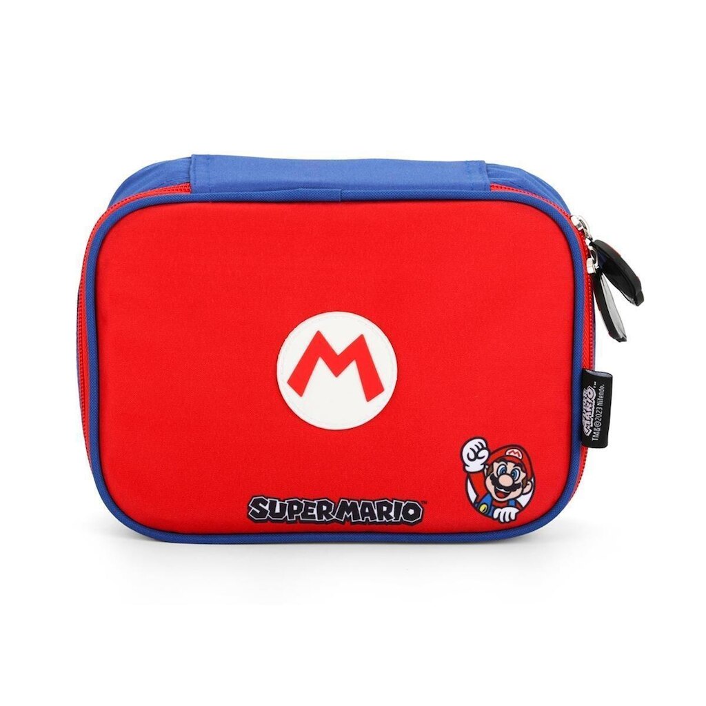Estojo Box Escolar Super Mario Bros Classic - Vermelho