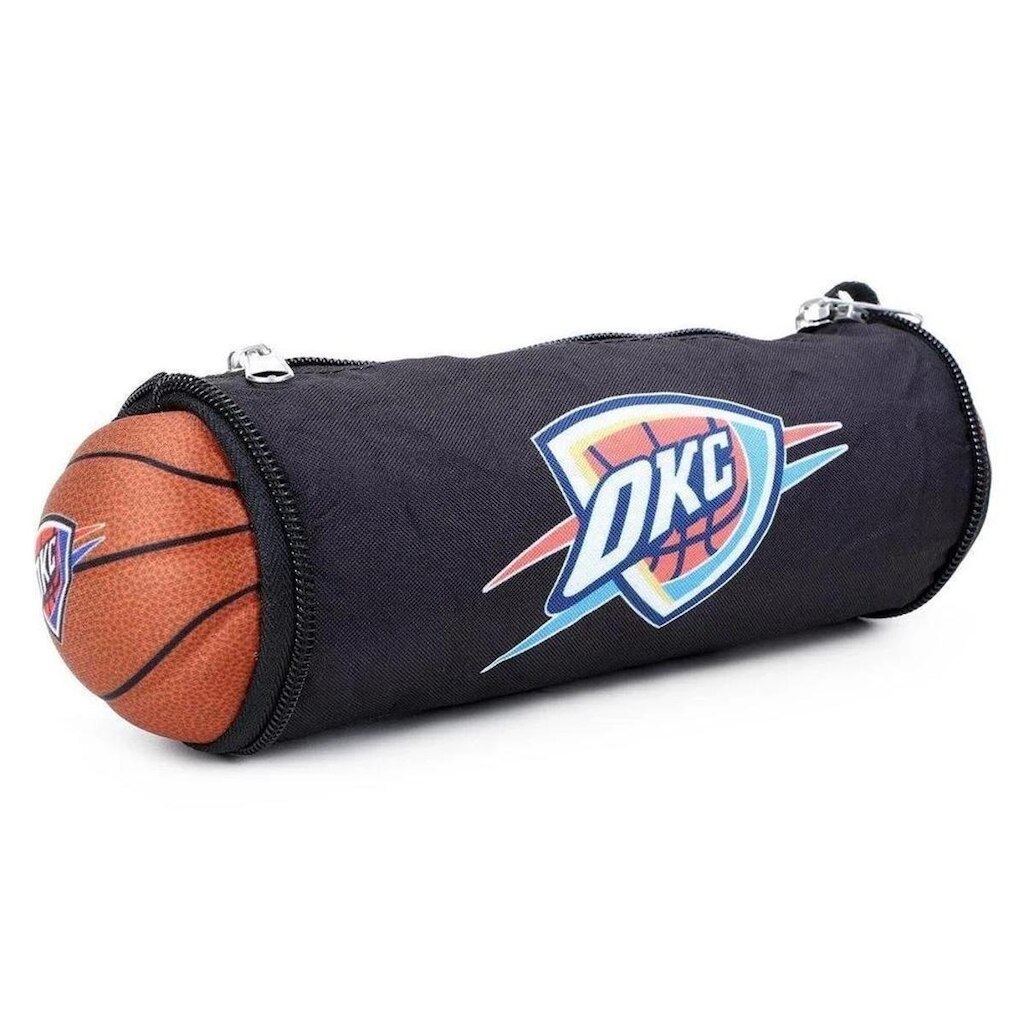 Estojo Escolar Mini Bola Basquete Nba Oklahoma City Thunder