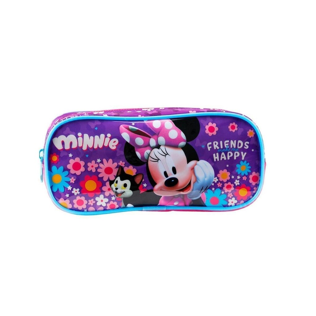 Estojo Escolar Minnie Mouse Lilás Original Disney