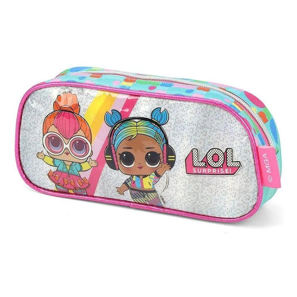 Estojo Escolar Simples Infantil Boneca LOL Surprise Menina Luxcel