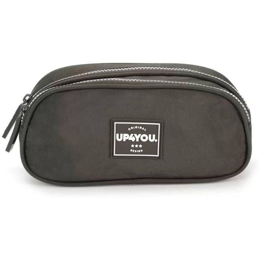 ESTOJO ESCOLAR UP4YOU DUPLO CRINKLE CINZA LUXCEL