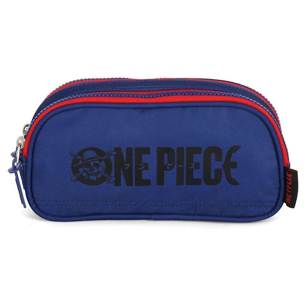 Estojo Estolar Triplo Bolsinha Porta Lápis Menino One Piece