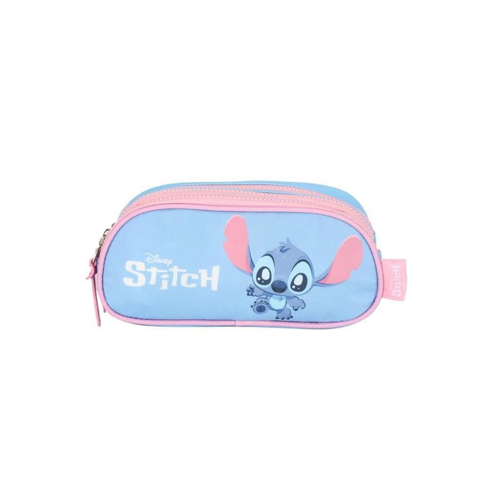 Estojo Triplo Infantil Médio Stitch Disney