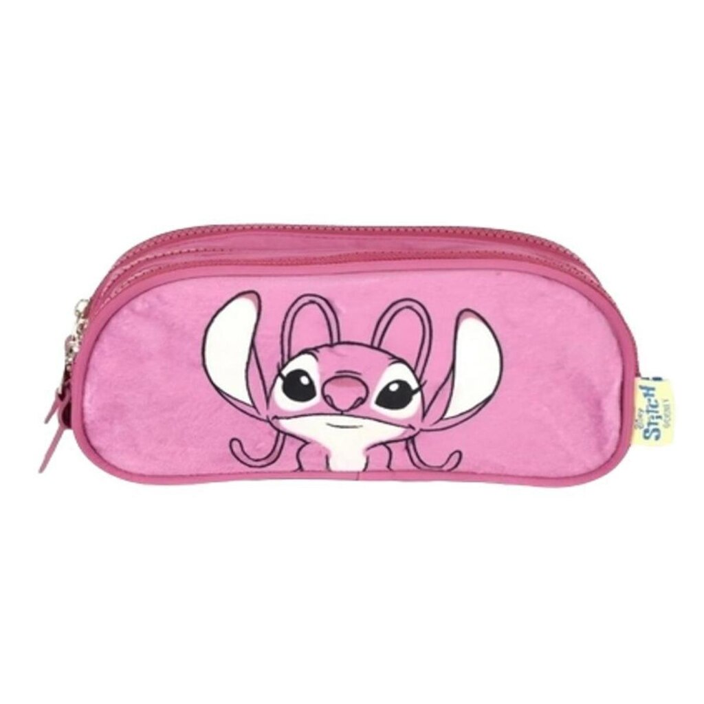 ESTOJO ZÍPER TRIPLO STITCH LUXCEL INFANTIL FEMININO ET50064SC