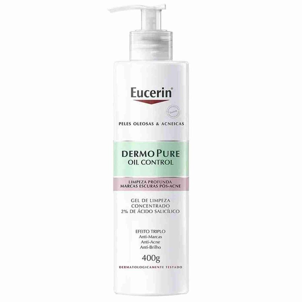 Eucerin Gel de Limpeza Facial Antiacne Dermo Pure Concentrado 400g