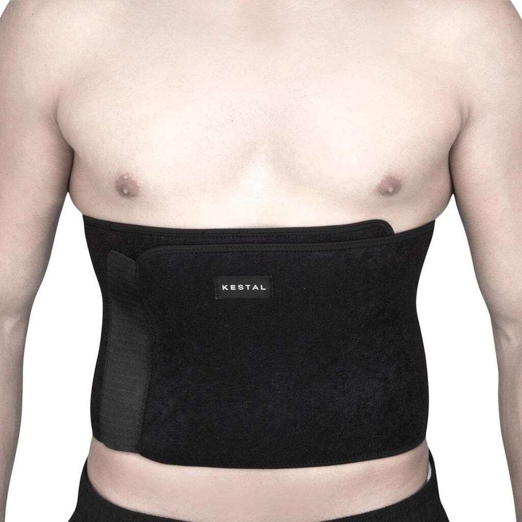 Faixa Abdominal Kestal Preta - 30cm X 130cm