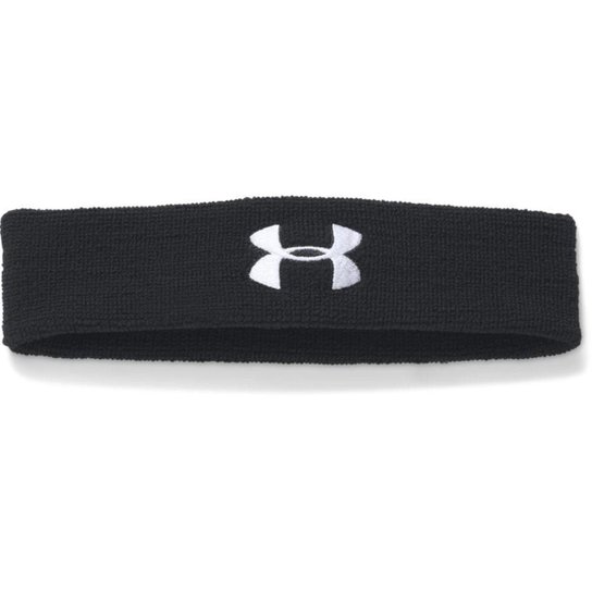 Faixa de Cabeça Masculina Under Armour Performance - Preto Menor preço em Faixa de Cabeça Masculina Under Armour Performance - Preto