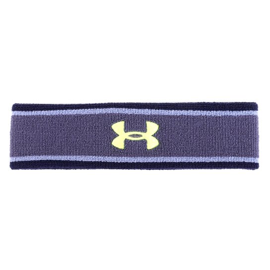 Faixa de Cabeça Under Armour Stripe - Roxo Menor preço em Faixa de Cabeça Under Armour Stripe - Roxo