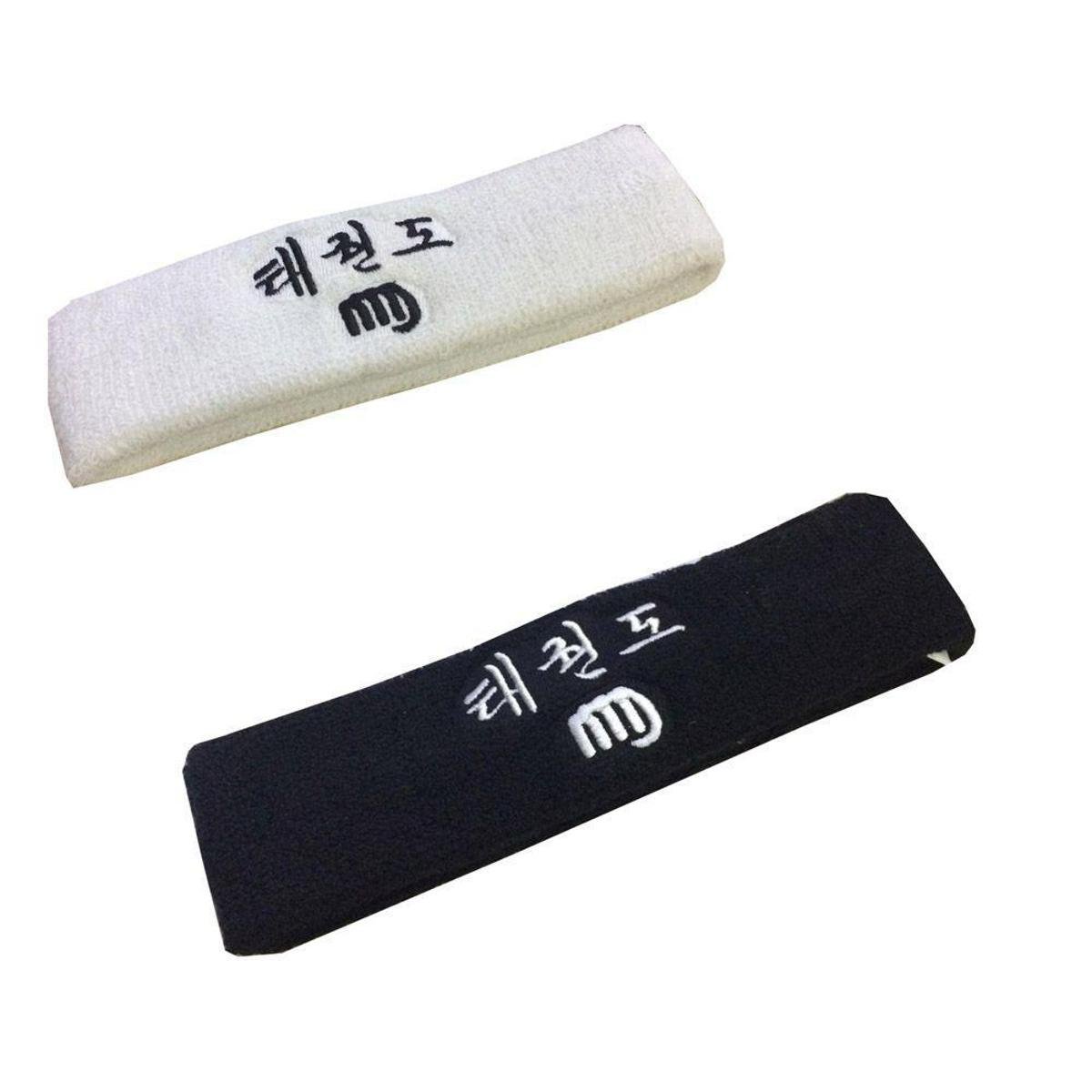 Faixa de Cabelo - Bordado Coreano - Taekwondo - MKL - Branco | Netshoes
