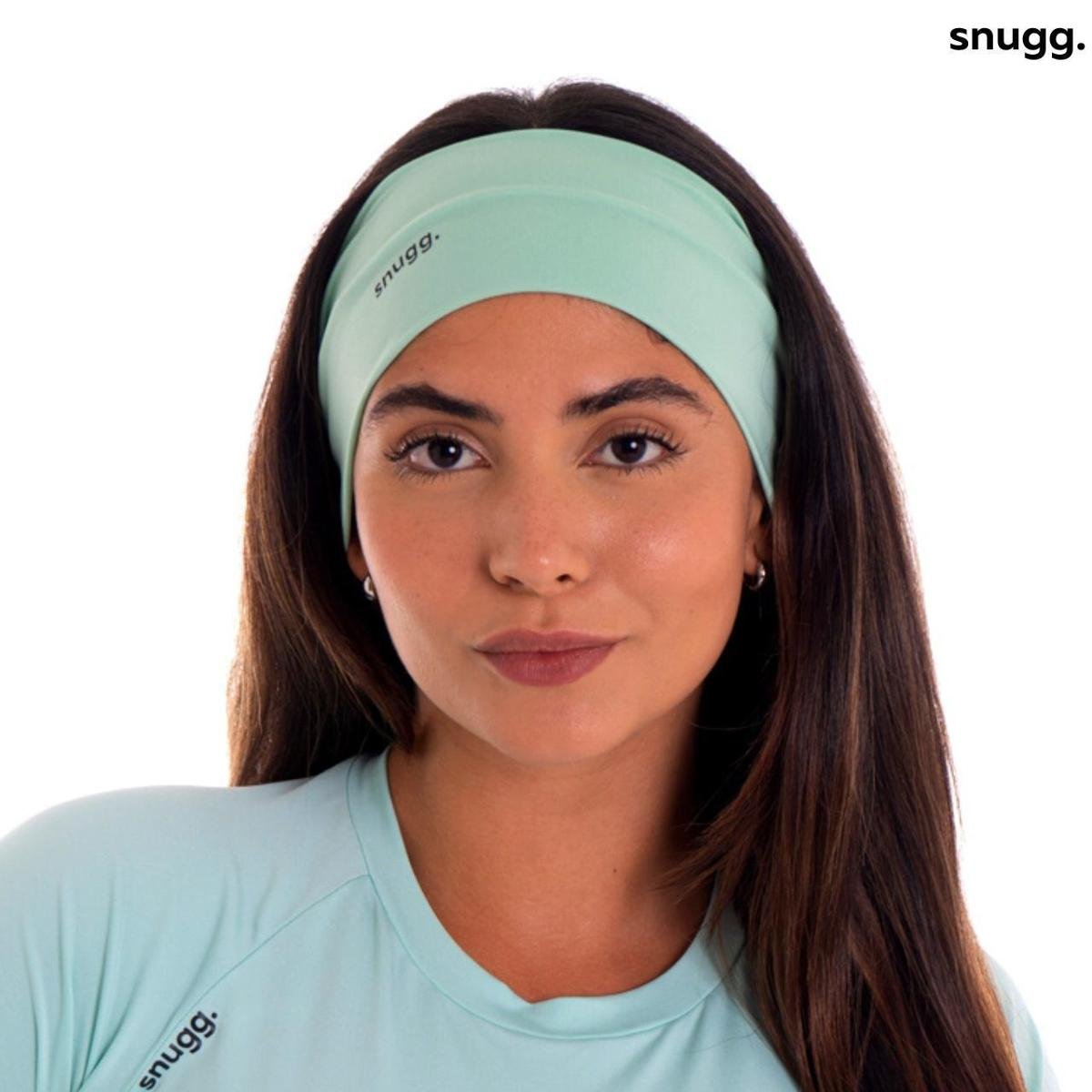 Faixa de Cabelo Elástica Headband Esportiva Proteção UV50+