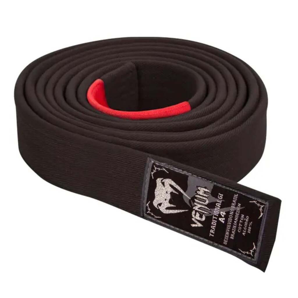 Faixa de Jiu Jitsu Venum BJJ Belt - Preto