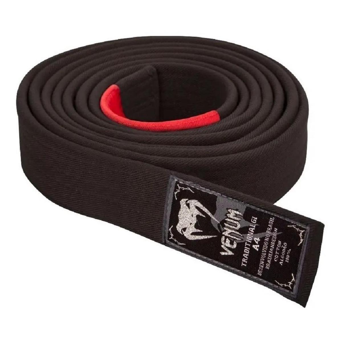 Faixa Jiu Jitsu Venum Bjj Belt Ponta Preta