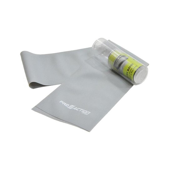 Faixa Latex Band Forte Proaction - Cinza