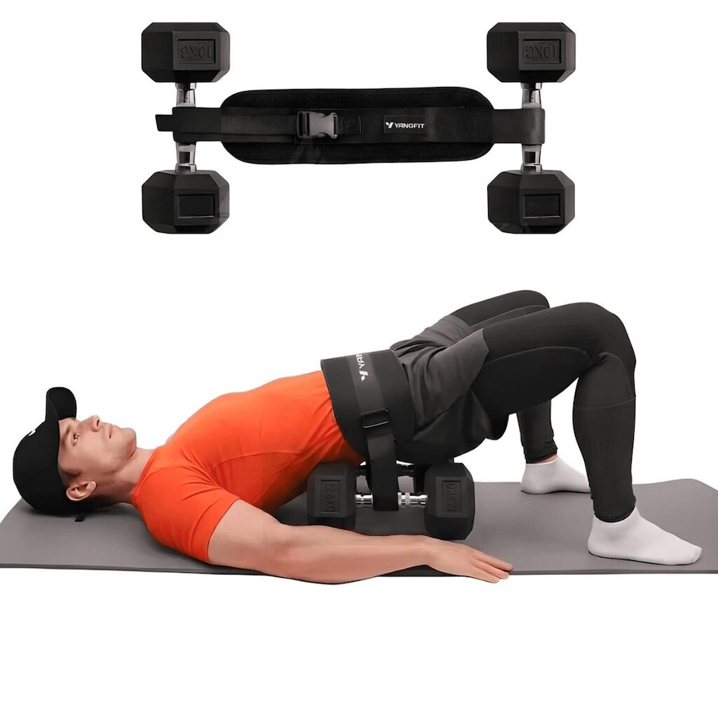 Faixa Suporte Para Elevação Pélvica Treino Glúteo Yangfit
