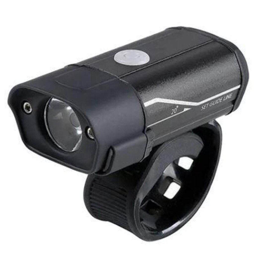Farol Dianteiro Pro+ em Alumínio 4 funções LEDs Recarregável