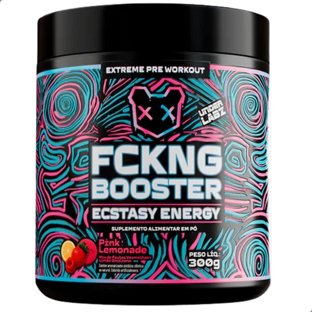 FCKNG Booster Ecstasy Energy Pre Workout 300g Under Labz