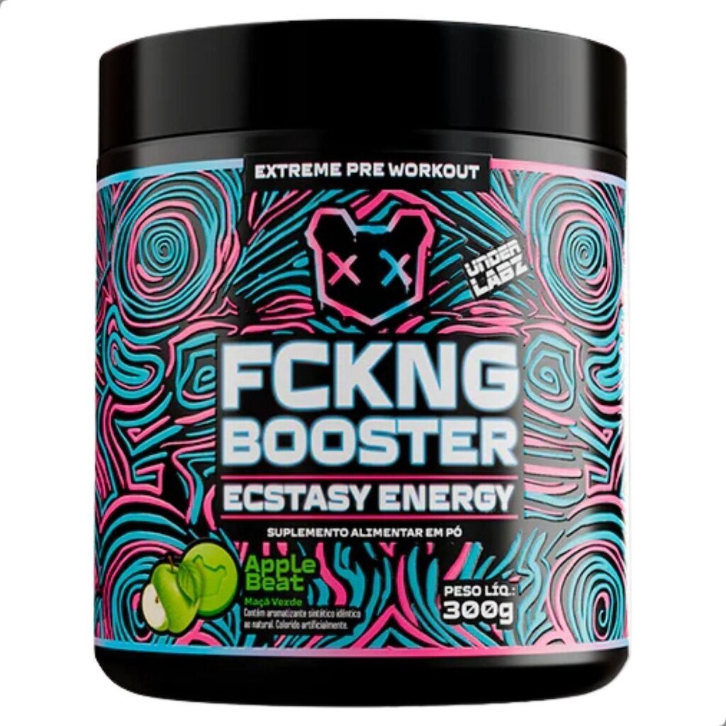 FCKNG Booster Ecstasy Energy Pre Workout 300g Under Labz