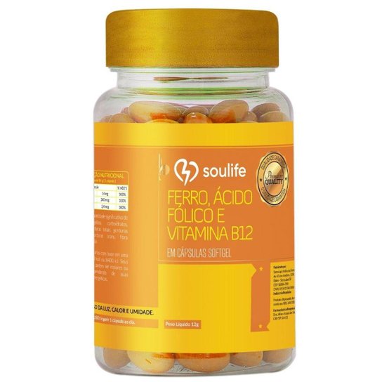 Ferro, Ácido Fólico e Vitamina B12 Soulife - 150 Cáps é ruim? Ferro, Ácido Fólico e Vitamina B12 Soulife - 150 Cáps é boa?