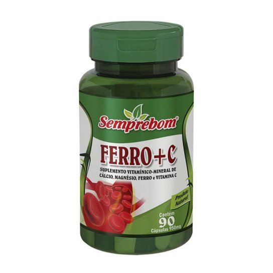 Ferro C Semprebom 90 Capsulas Sem Sabor Netshoes