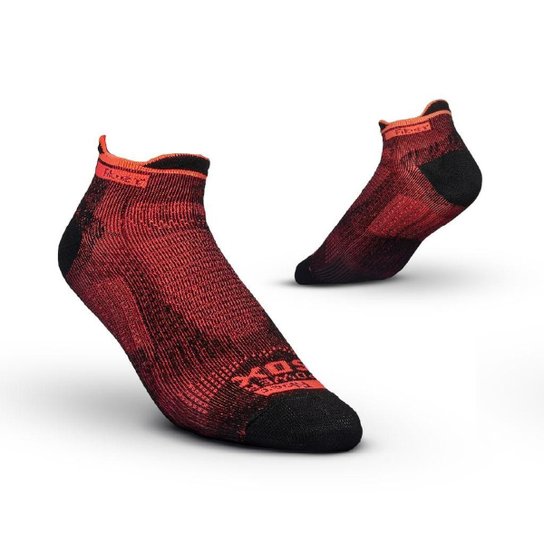 FIBER POWERSOX - MEIA CURTA DE COMPRESSAO - M - PRETO/CINZA - Vermelho Menor preço em FIBER POWERSOX - MEIA CURTA DE COMPRESSAO - M - PRETO/CINZA - Vermelho
