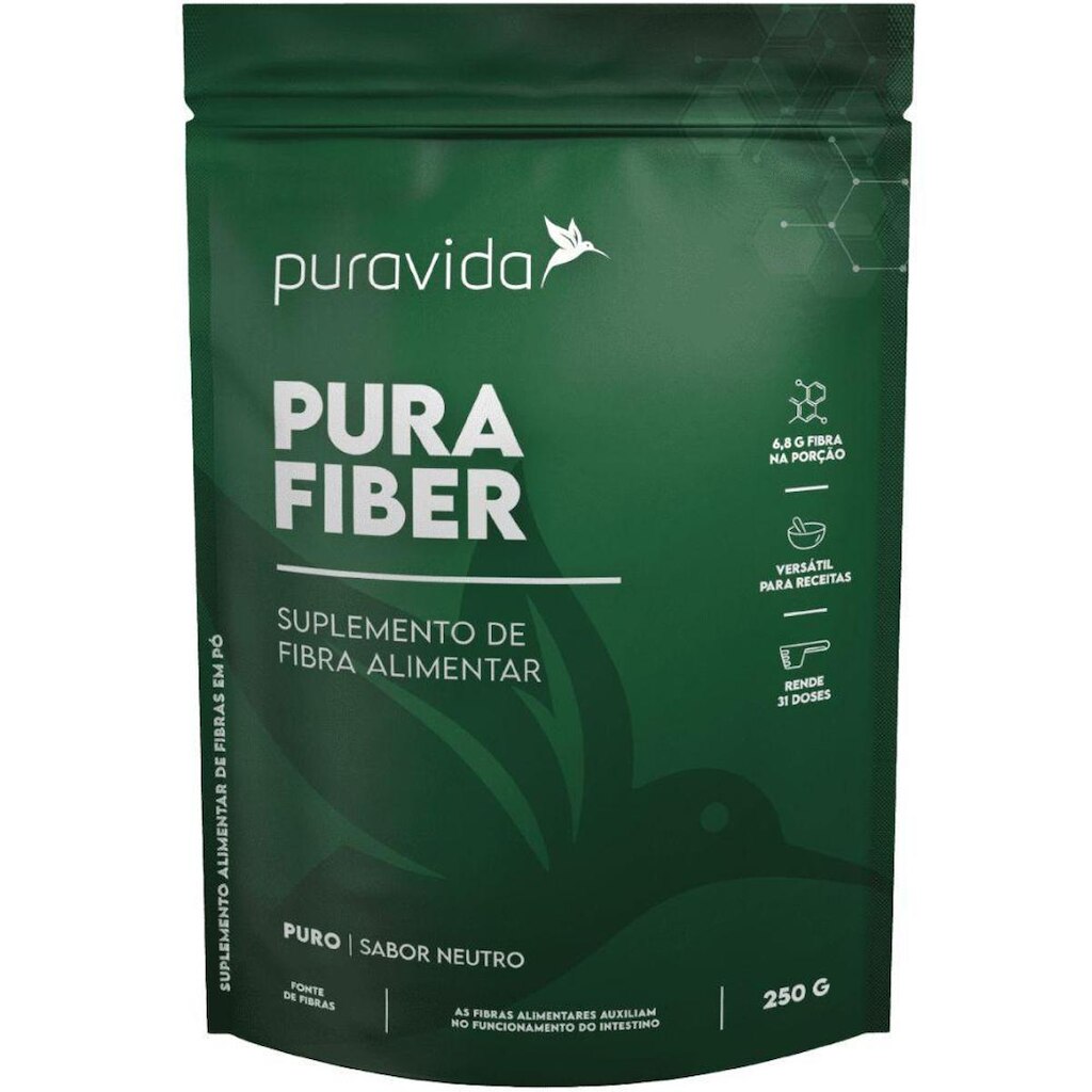 Fiber Pura Neutro 250g - PuraVida