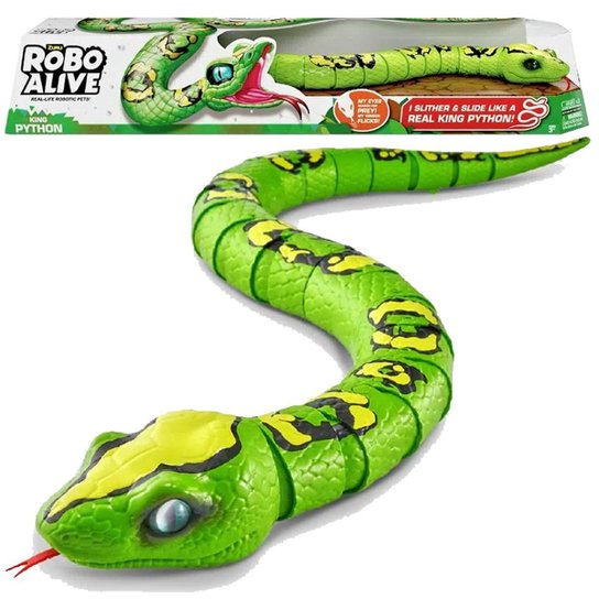 Figura Eletrônica Robo Alive Cobra Gigante King Python | Netshoes