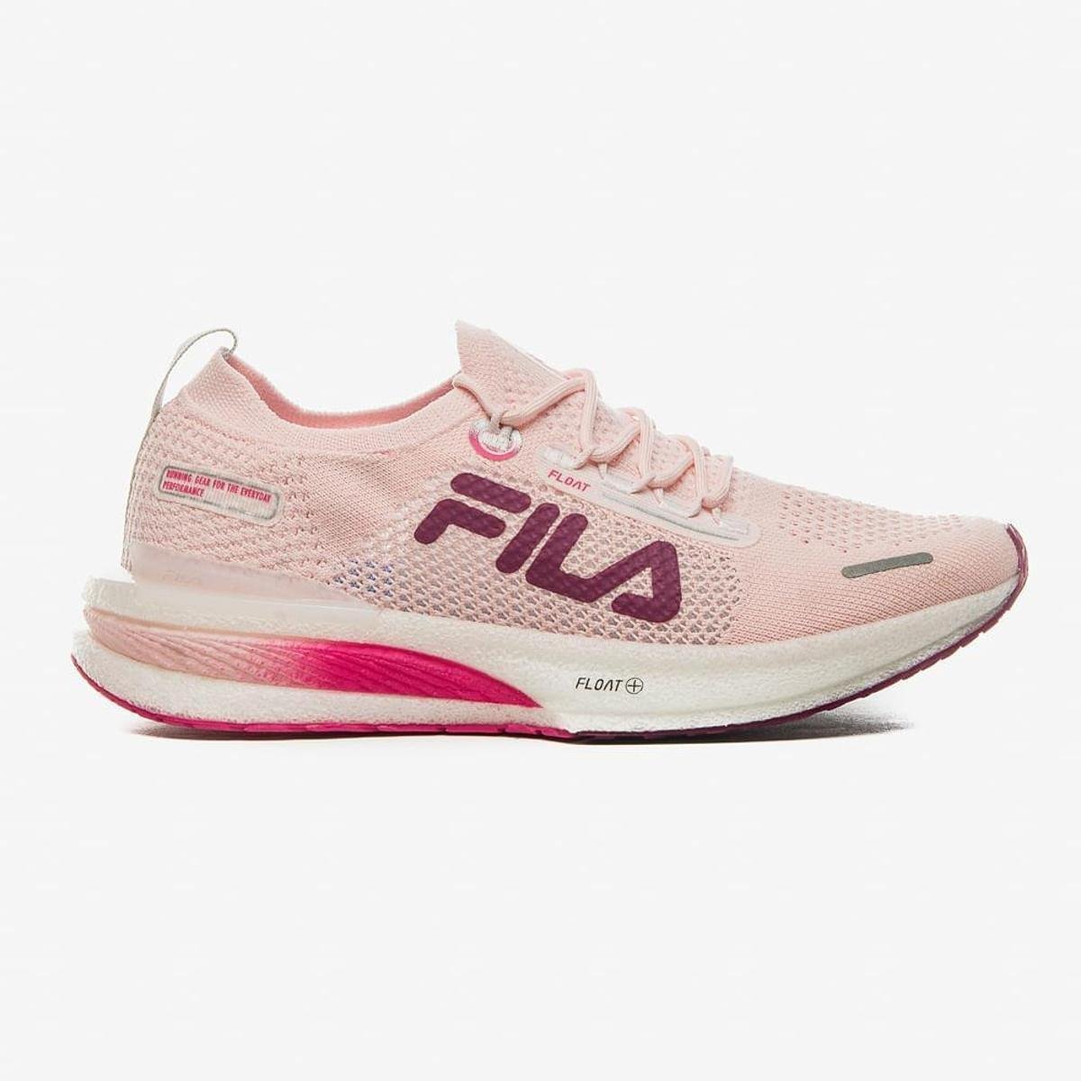 Fila Float Tenis Fila Colorido Feminino Tênis Fila Float ELITE Feminino Branco E Azul Keep Running