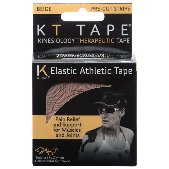 Fita Adesiva Kinesio KT Tape Pré-cortada 5.1 m - Salmão