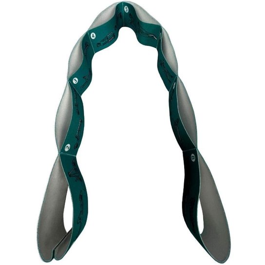 Fita de Alongamento Faixa Elástica com 8 Elos Yangfit - Verde Menor preço em Fita de Alongamento Faixa Elástica com 8 Elos Yangfit - Verde