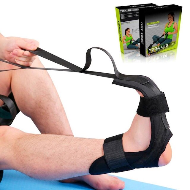 Fita de Alongamento para Pernas Yoga e Pilates Ginástica