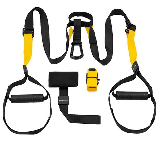 Fita De Resistência e Treinamento Suspenso Trx Gold Sports Power - Preto Menor preço em Fita De Resistência e Treinamento Suspenso Trx Gold Sports Power - Preto