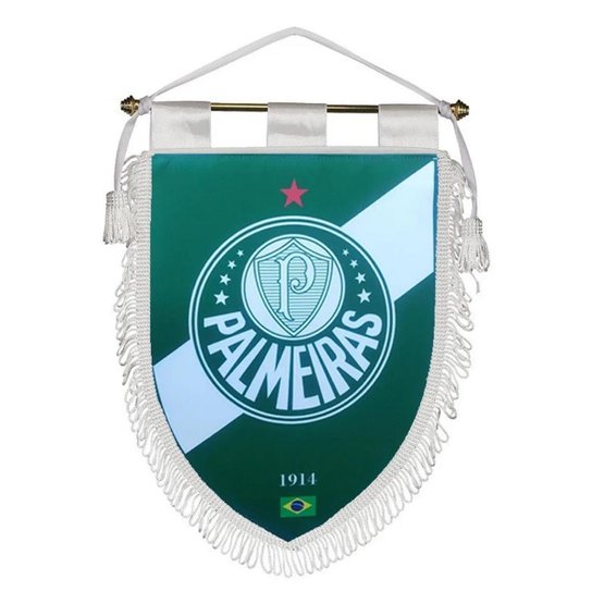 Flâmula Oficial Licenciado 30x22cm Do Clube Palmeiras