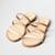 Flat Rosana Triplo Straps Nude - Branco+Nude