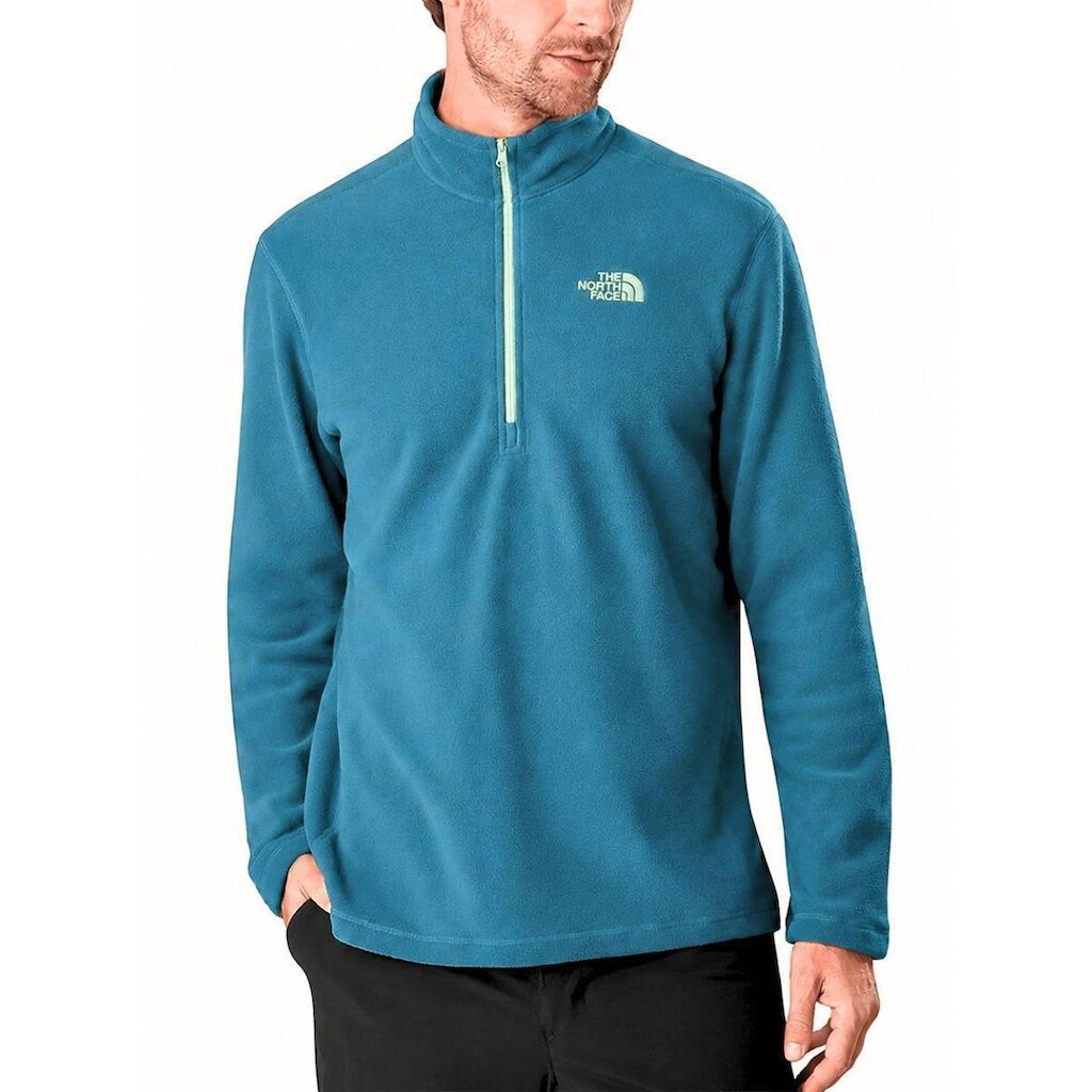 Fleece The North Face Masculino Glacier 1/4 Zip Azul