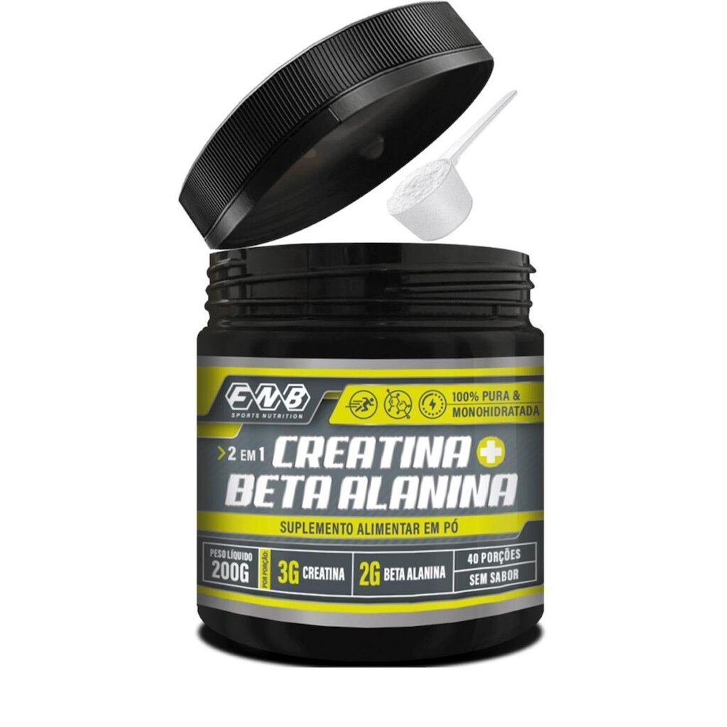 Fnb Creatina + Beta Alanina 100% Pura 200g - Flora nativa do Brasil