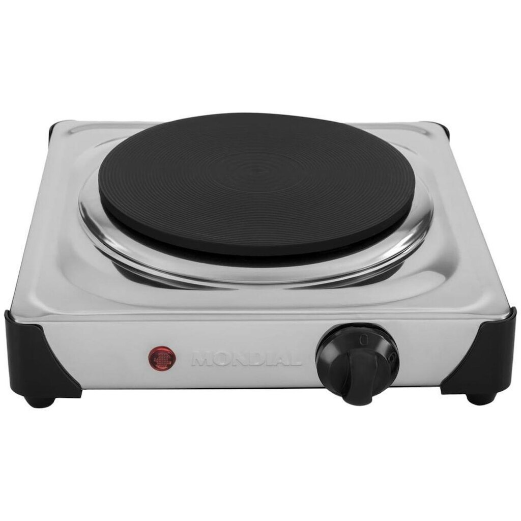 Fogareiro 1 Boca Mondial Inox Fast Cook