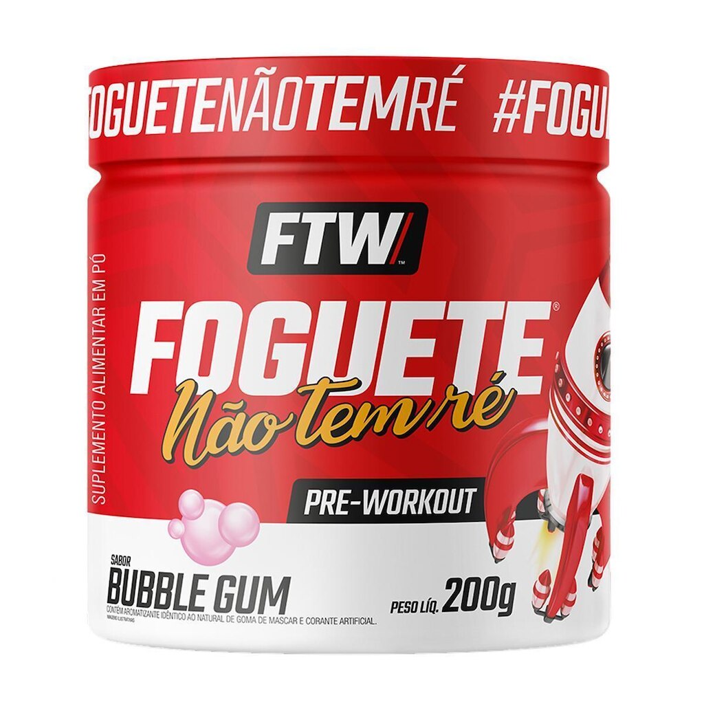 Foguete Não Tem Ré Pre Workout 200g FTW