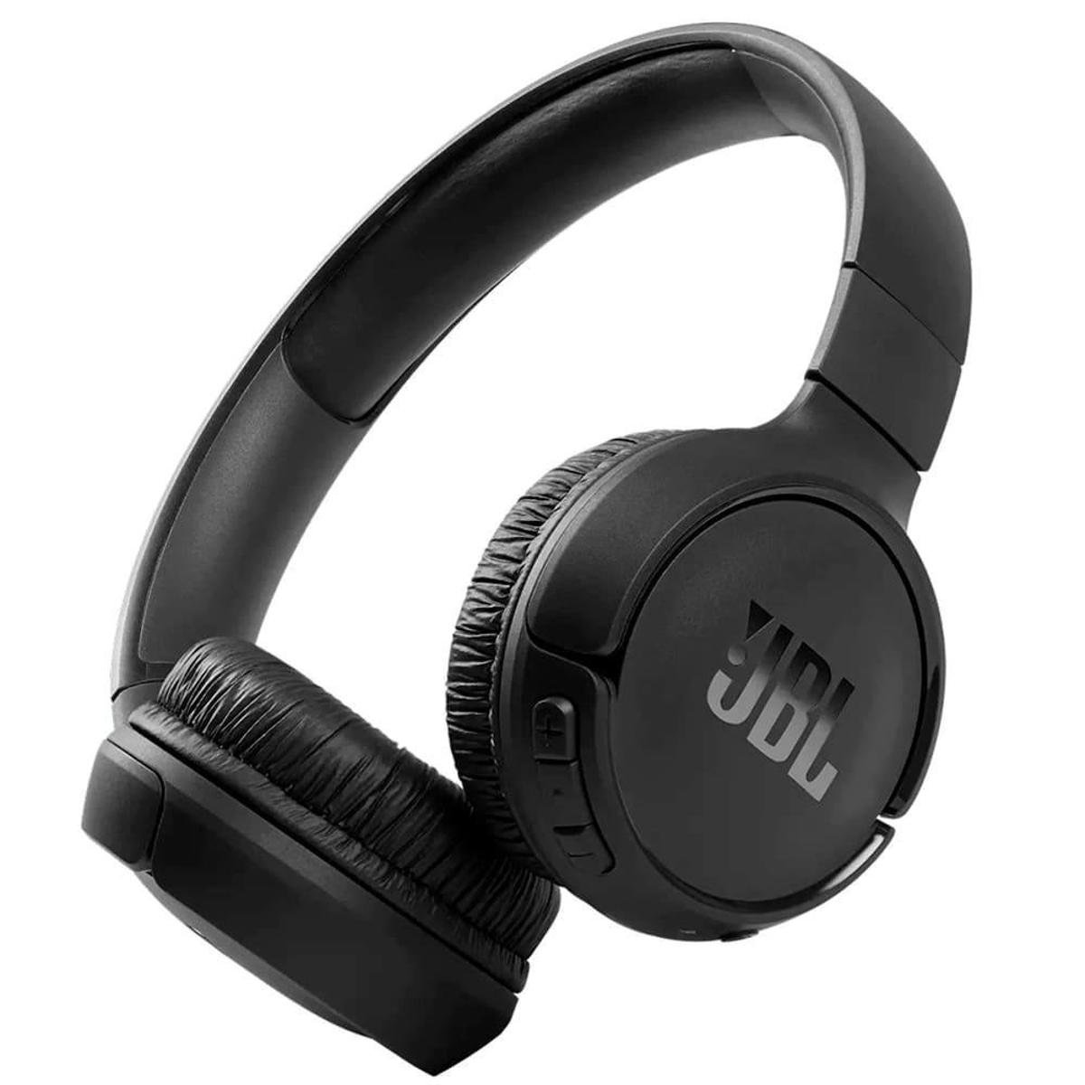 Fone De Ouvido Bluetooth Dobravel JBL Tune 710BT Over Ear Preto 50h De
