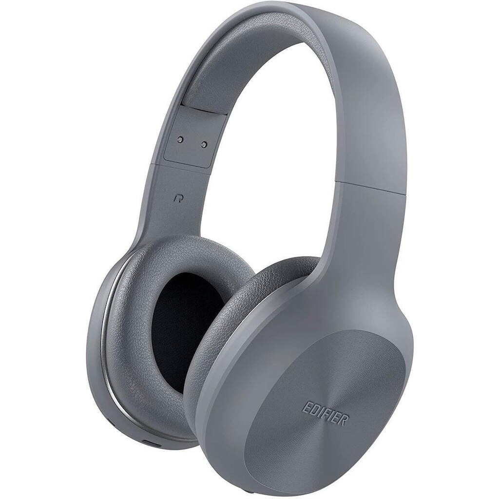 Fone de Ouvido Bluetooth Edifier W600BT - Conexão com ou sem Fio - com Microfone - Cinza