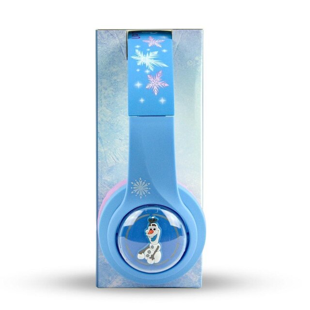 Fone de Ouvido Bluetooth Microfone Infantil Disney Frozen Olaf Ajustável Rgb Sem Fio