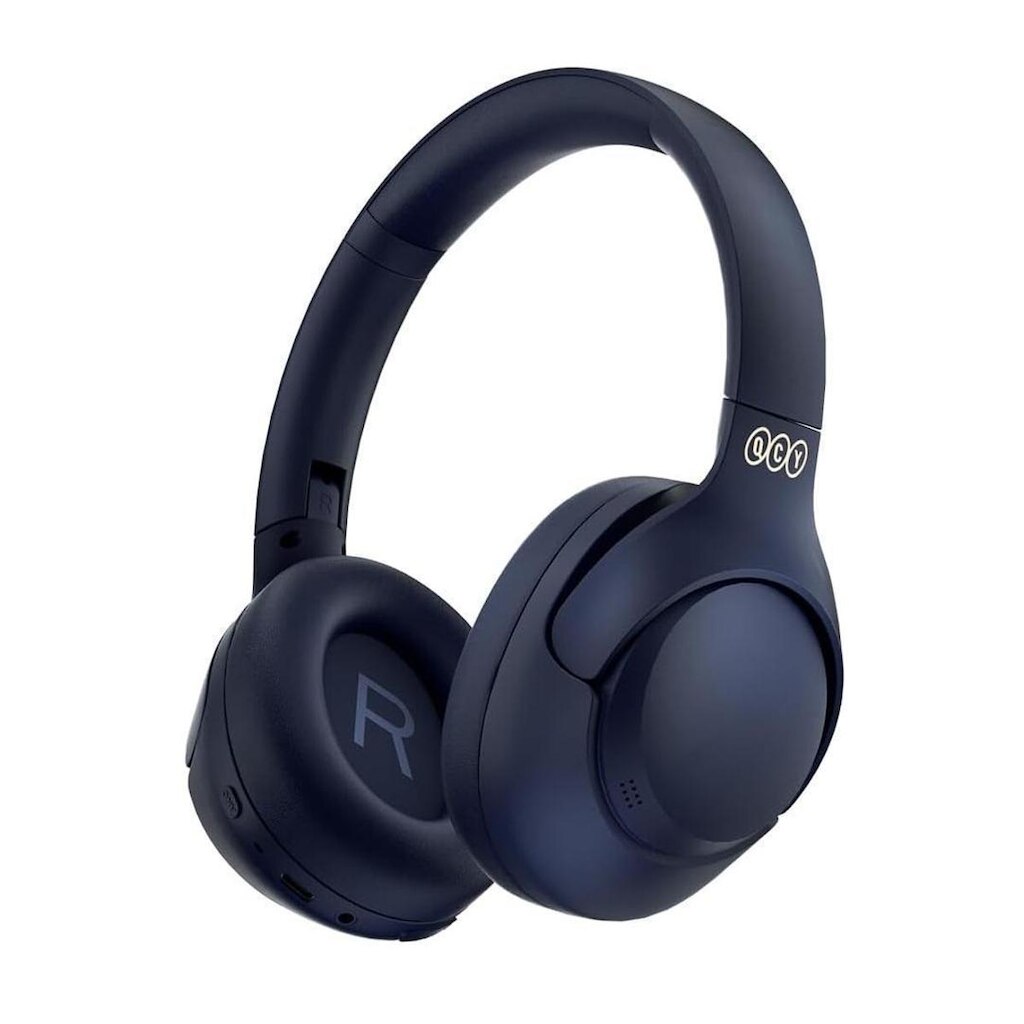 Fone de Ouvido Bluetooth QCY H3 ANC, Cancelamento de Ruído Ativo Headphone com Microfone - Azul