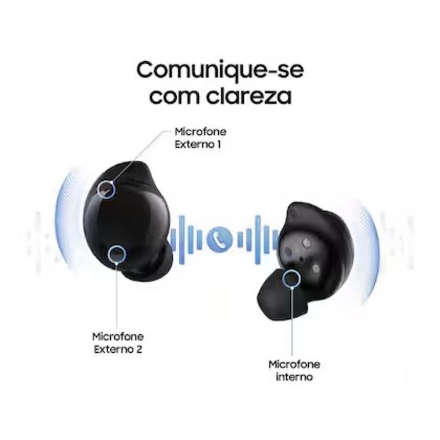 Fone de Ouvido Bluetooth Samsung Buds Core com Microfone Cancelamento de Ruído Esportivo