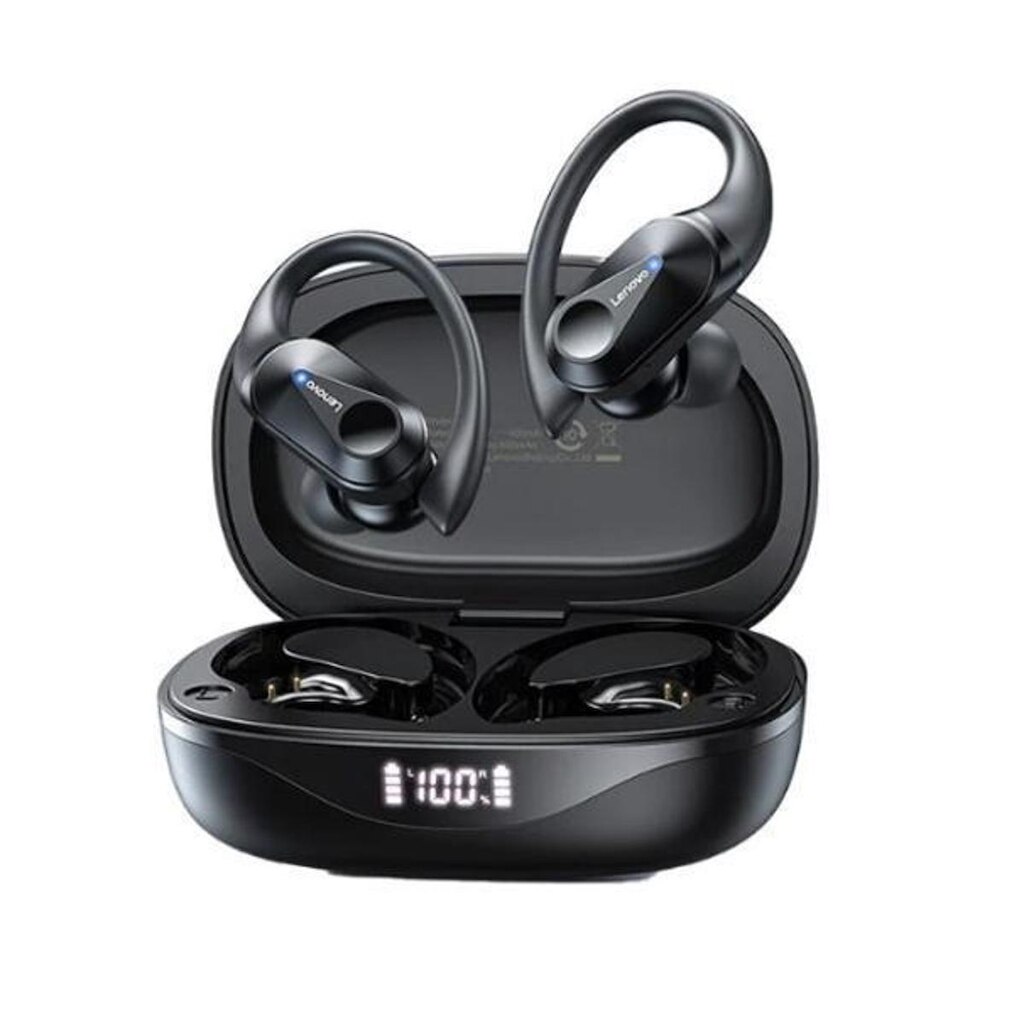 Fone de Ouvido Esportivo Lenovo LP75 Sem Fio Bluetooth 5.3
