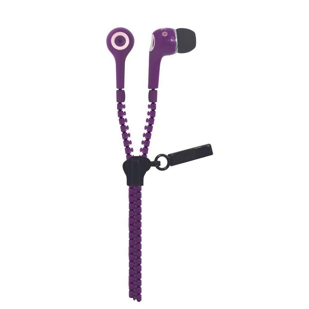 FONE DE OUVIDO INTRA AURICULAR OEX FN400 ZÍPER ROXO