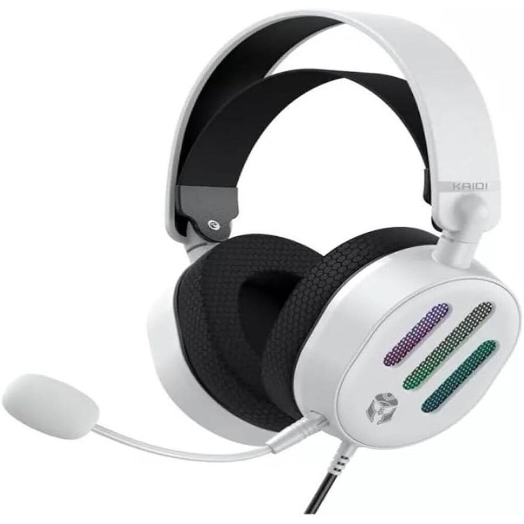 Fone de Ouvido KAIDI KD-G32 Headset Gamer RGB USB Microfone 758 - Branco