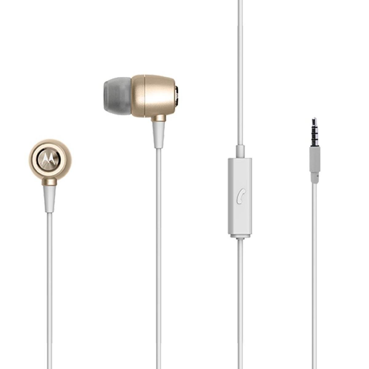 Fone de ouvido motorola earbuds metal Clearance