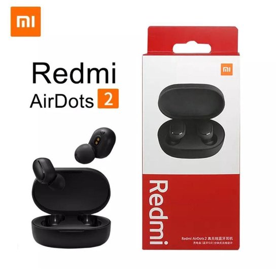 Fone de Ouvido Xiaomi Redmi AirDots 2 - Bluetooth 5.0 - Preto Menor preço em Fone de Ouvido Xiaomi Redmi AirDots 2 - Bluetooth 5.0 - Preto